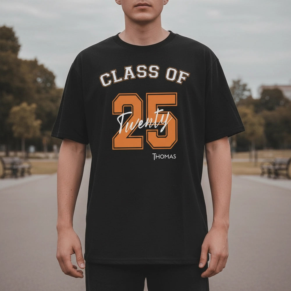 Custom Personalized Class of Twenty T-Shirt with Graduation Year main product photo