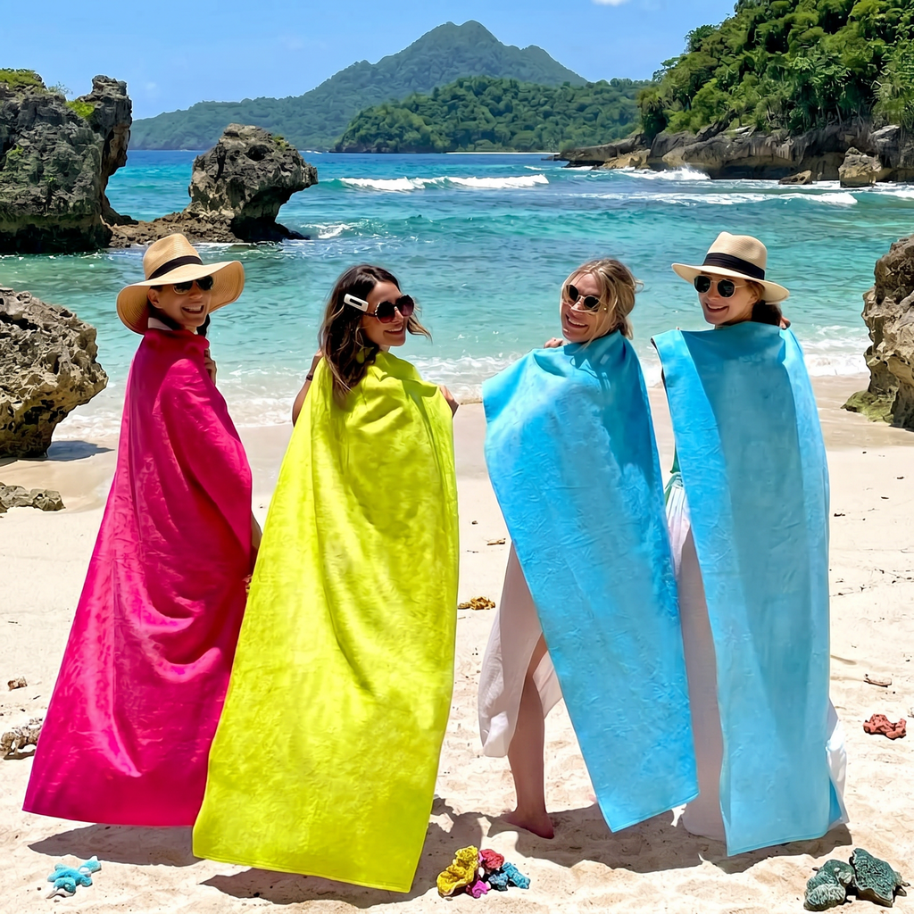 Personalized Beach Towel Retro Custom Name,