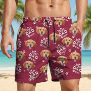 Custom Photo Best Dad Ever Family Beach Short N3STJ