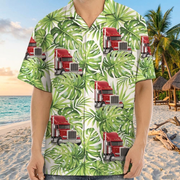 Upload Truck Photo Hawaiian Shirt,