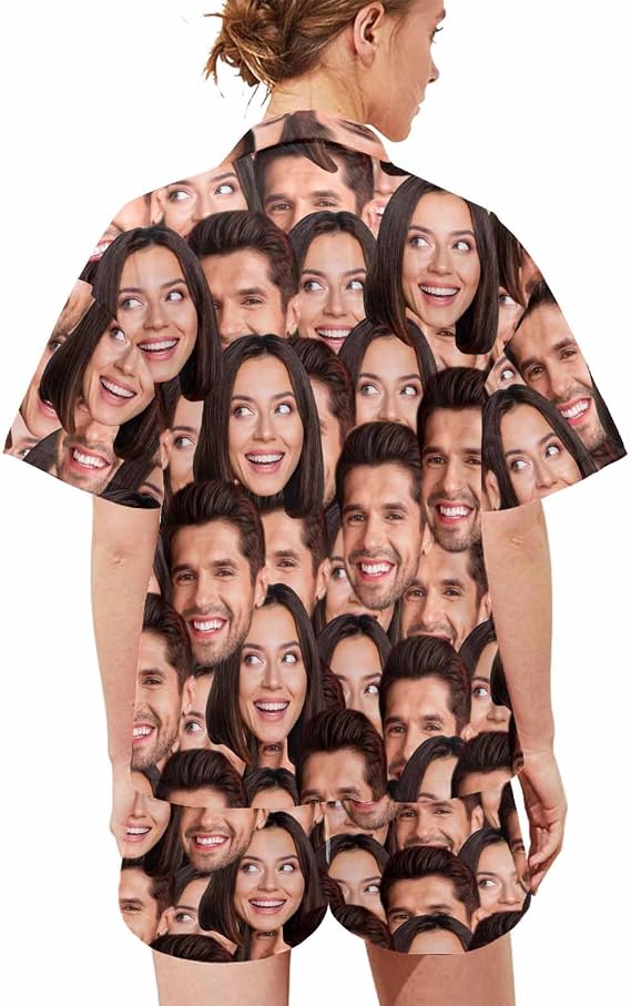 Custom Photo Upload Face Pajama Set NXNPI