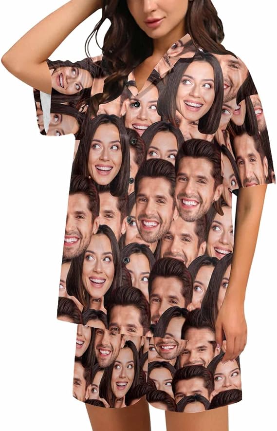 Custom Photo Upload Face Pajama Set NXNPI