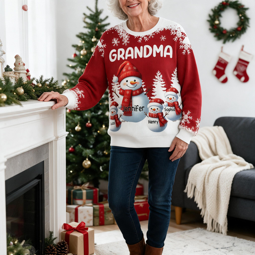 My Fav People Call Me Personalized Christmas Ugly Sweater 36P6P