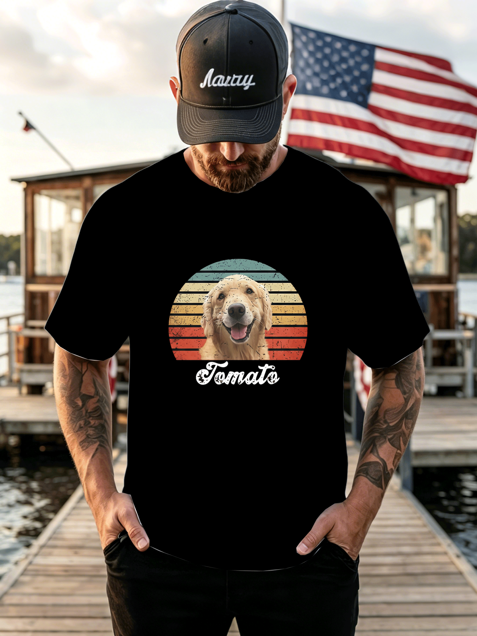 Custom personalized hat - Unique printed cap from GoldMonkey Print