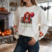 Personalized IT Halloween Sweatshirt With Kid's Names Funny Gift For Mom 2HU9H