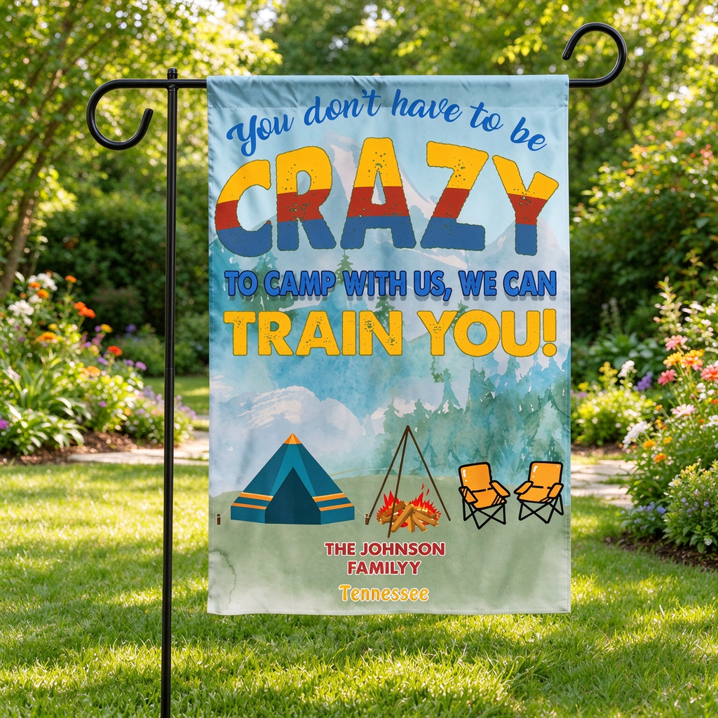 Custom Camping Garden Flag — Custom Gift SSQHA