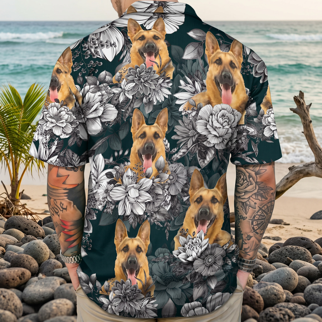 Hawaiian Shirt Upload Photo HO82