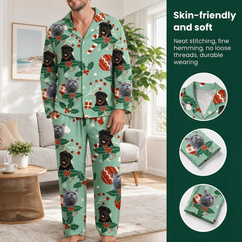 Custom Christmas Dog Cat Pajamas — Christmas Gift 8WSNB
