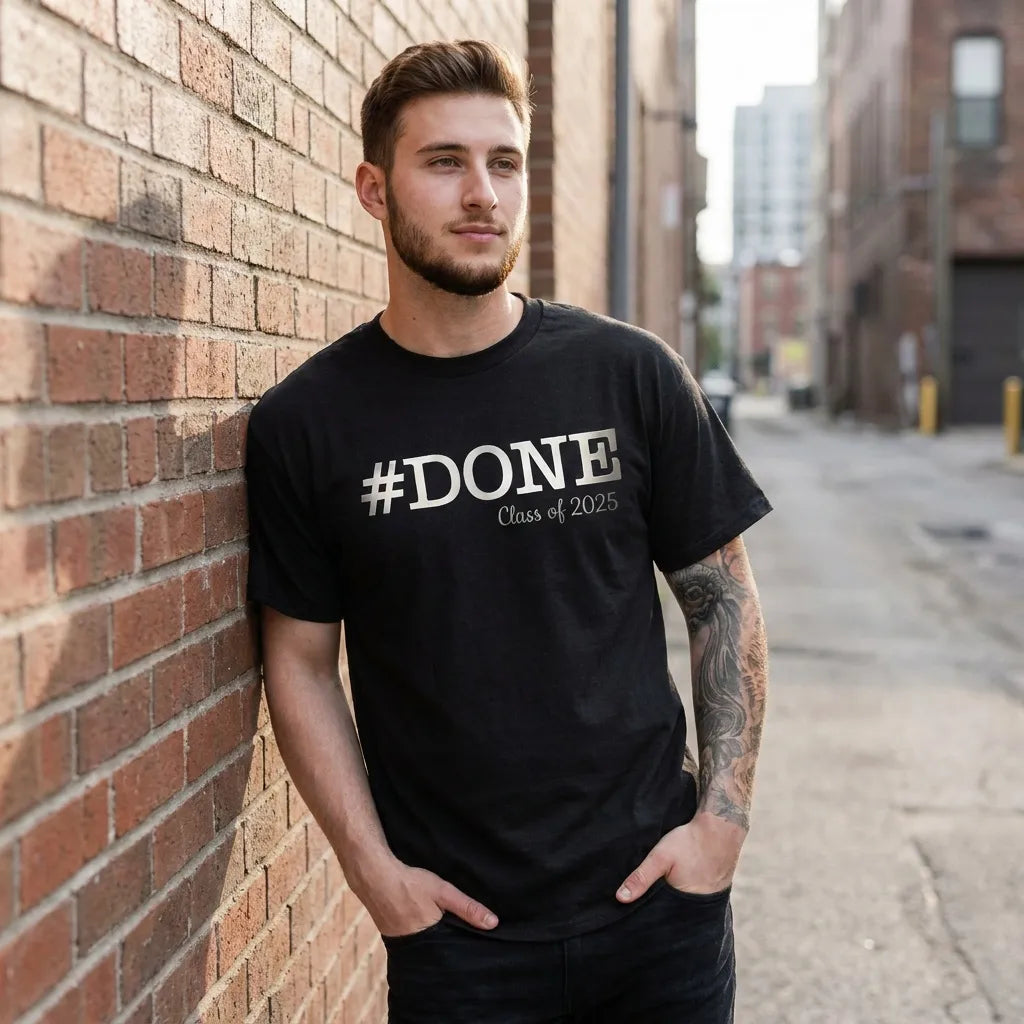 Custom Done Class 2026 T-Shirt — Custom Gift N8RR5