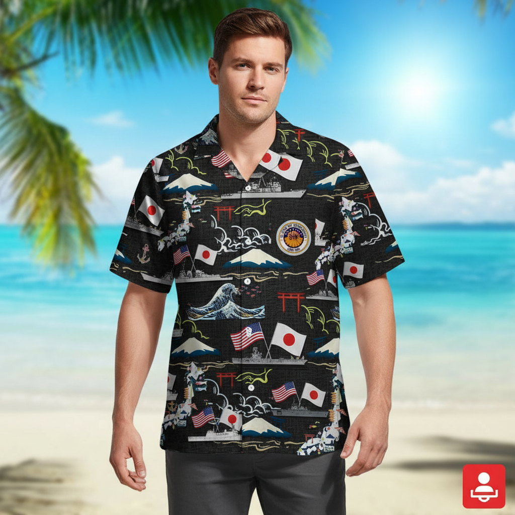 Custom Great Custom Hawaiian Blue Shirt HN590 CASAN
