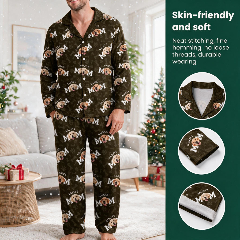 Custom Dog Dad Mom Pajama Set — Gift for Dad ATCRU
