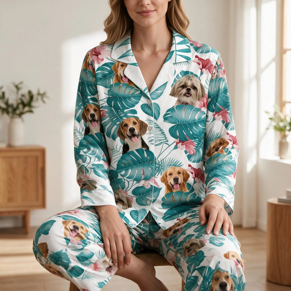 Custom Dog Cat Pajamas Christmas Pajamas — Christmas Gift M93W5