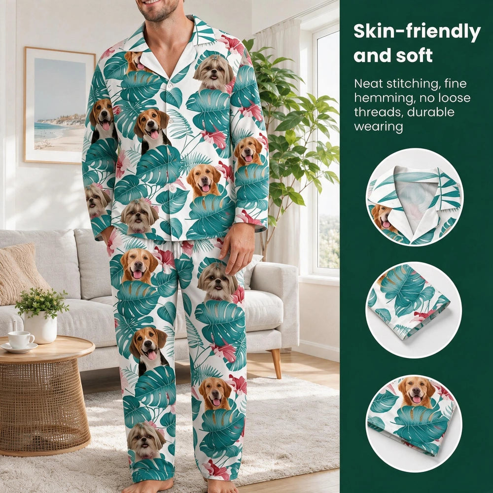 Custom Dog Cat Pajamas Christmas Pajamas — Christmas Gift M93W5
