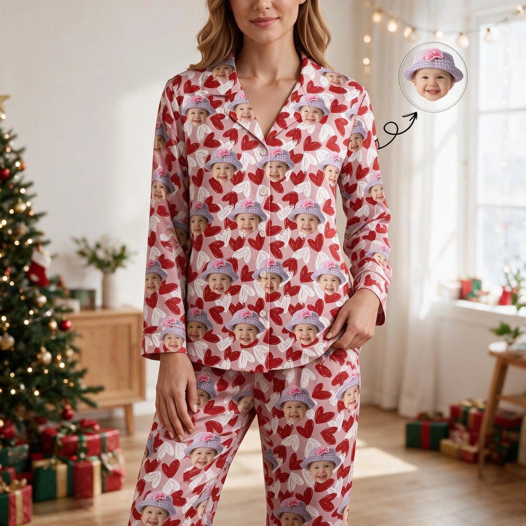 Custom Pajamas Face Pajamas — Custom Gift NV74T
