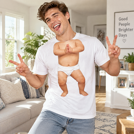 Custom Photo Upload Baby Body T-Shirt DCIOC
