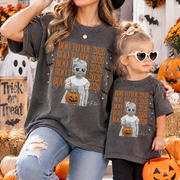 Custom Photo Upload Halloween T-Shirt with Boo To You 2026 & Bats U70FU