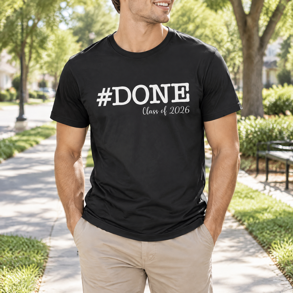 Custom Done Class 2026 T-Shirt — Custom Gift N8RR5