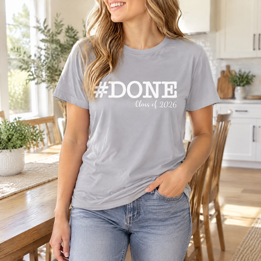 Custom Done Class 2026 T-Shirt — Custom Gift N8RR5
