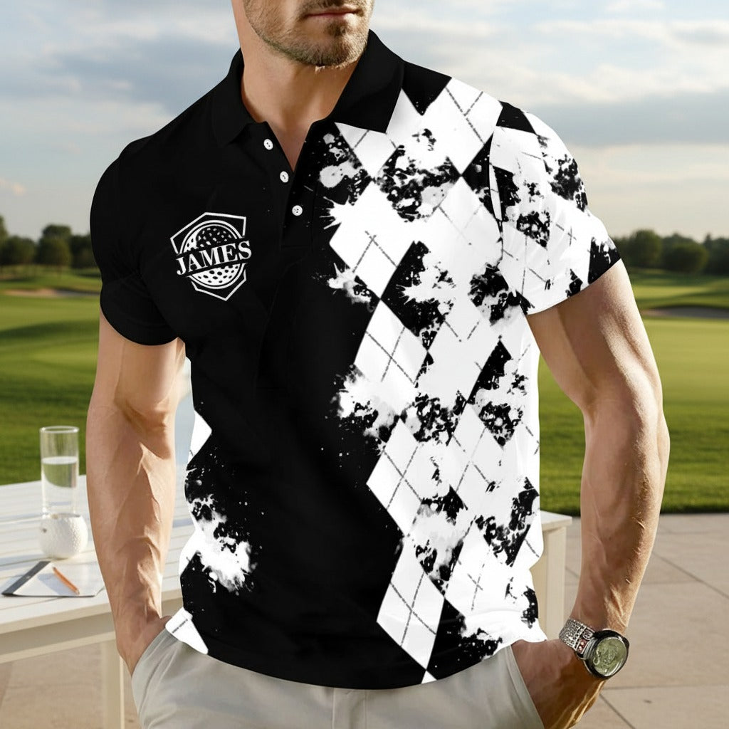 I Like Big Putts Custom Name Polo Shirt AV9ZK