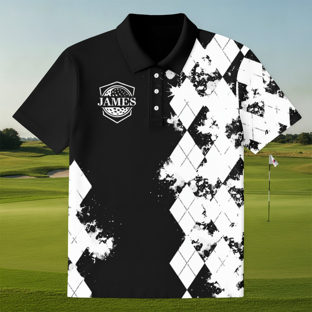 I Like Big Putts Custom Name Polo Shirt AV9ZK