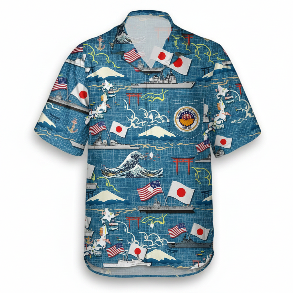 Custom Great Custom Hawaiian Blue Shirt HN590 CASAN