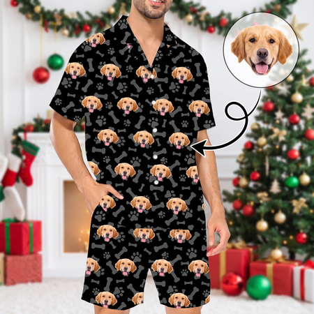 Custom Dog Cat Short Pajamas For Women — Gift for Pet Lovers 66AMV