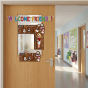 Welcome To My Class Cat Dog Mom Teacher - Personalized Door Corner Wood Sign ZTEH5