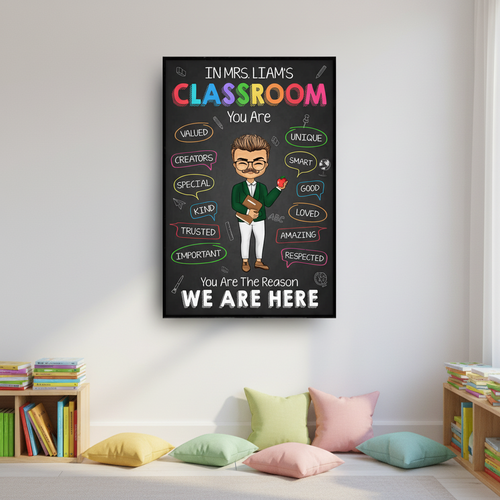 In This Classroom You Are - Personalized Poster EKCZM