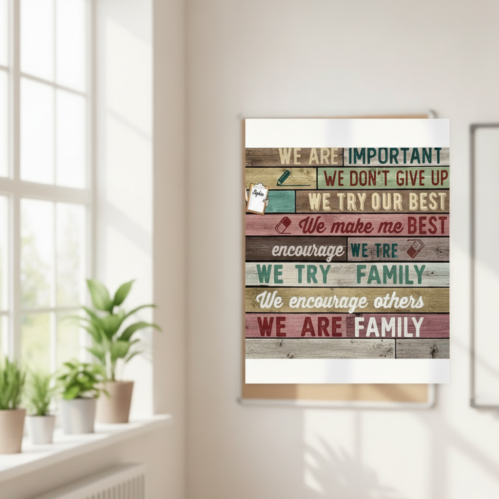 In This Classroom We Are A Team Teacher - Personalized Custom Poster TYGYI