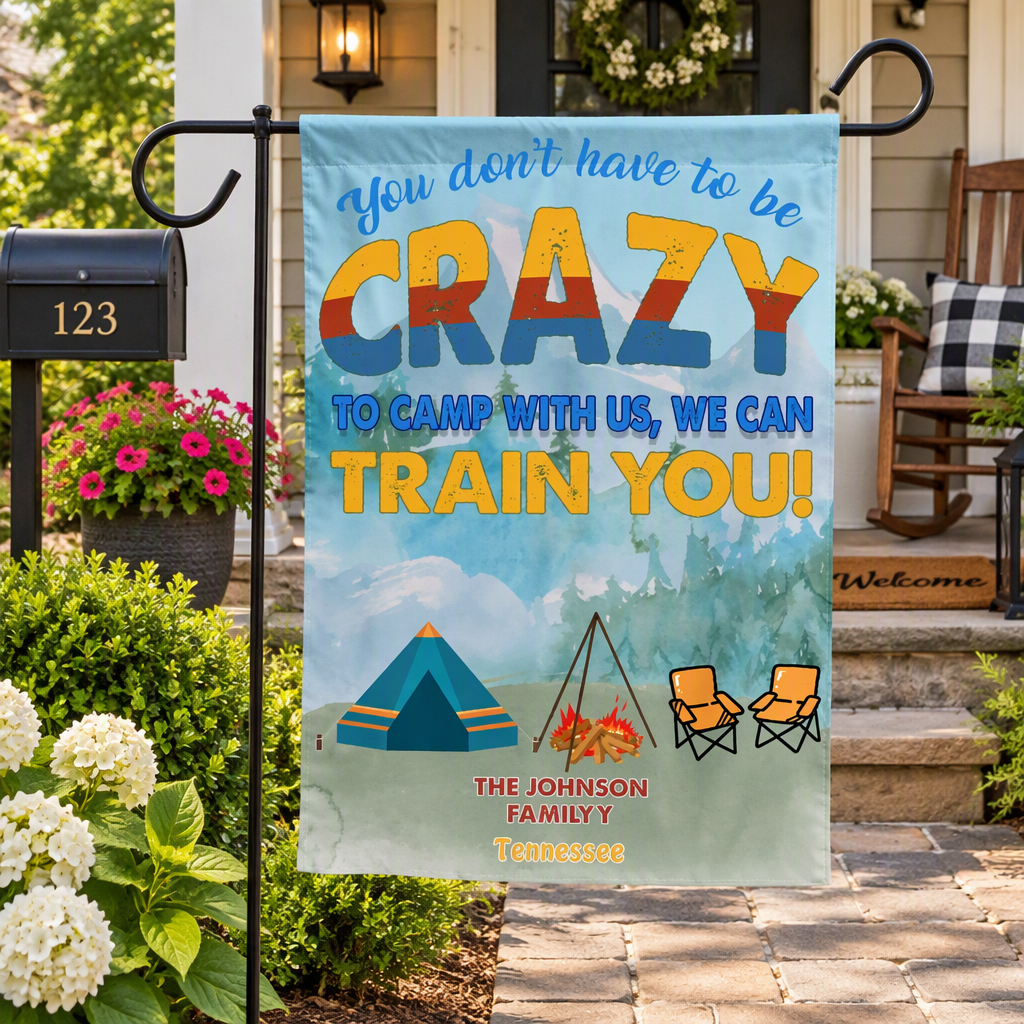 Custom Camping Garden Flag — Custom Gift SSQHA
