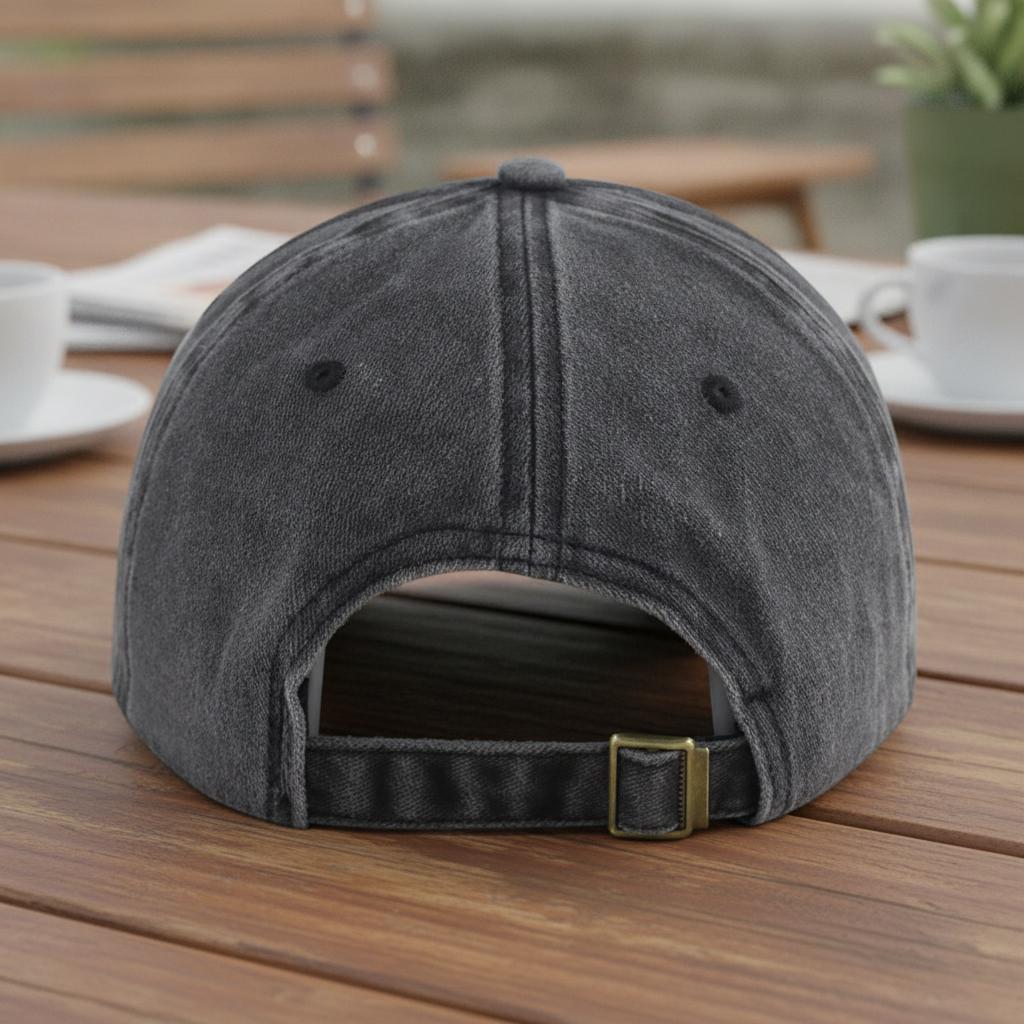 Custom Photo Dog Cat - Dog Mom Cat Mom Washed Denim Baseball Cap Ha75 R2MAH