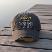 This Grandpa Belongs To Hat, Grandpa Hat With Grandkids Names, Fathers Day G2VMV