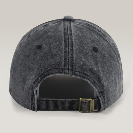Custom Dog Cat Photo Retro Washed Denim Baseball Cap Personalized VDF83
