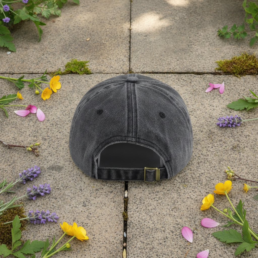 Custom Photo Service Human, Do Not Pet Washed Denim Baseball Cap Ha75 HRRFJ