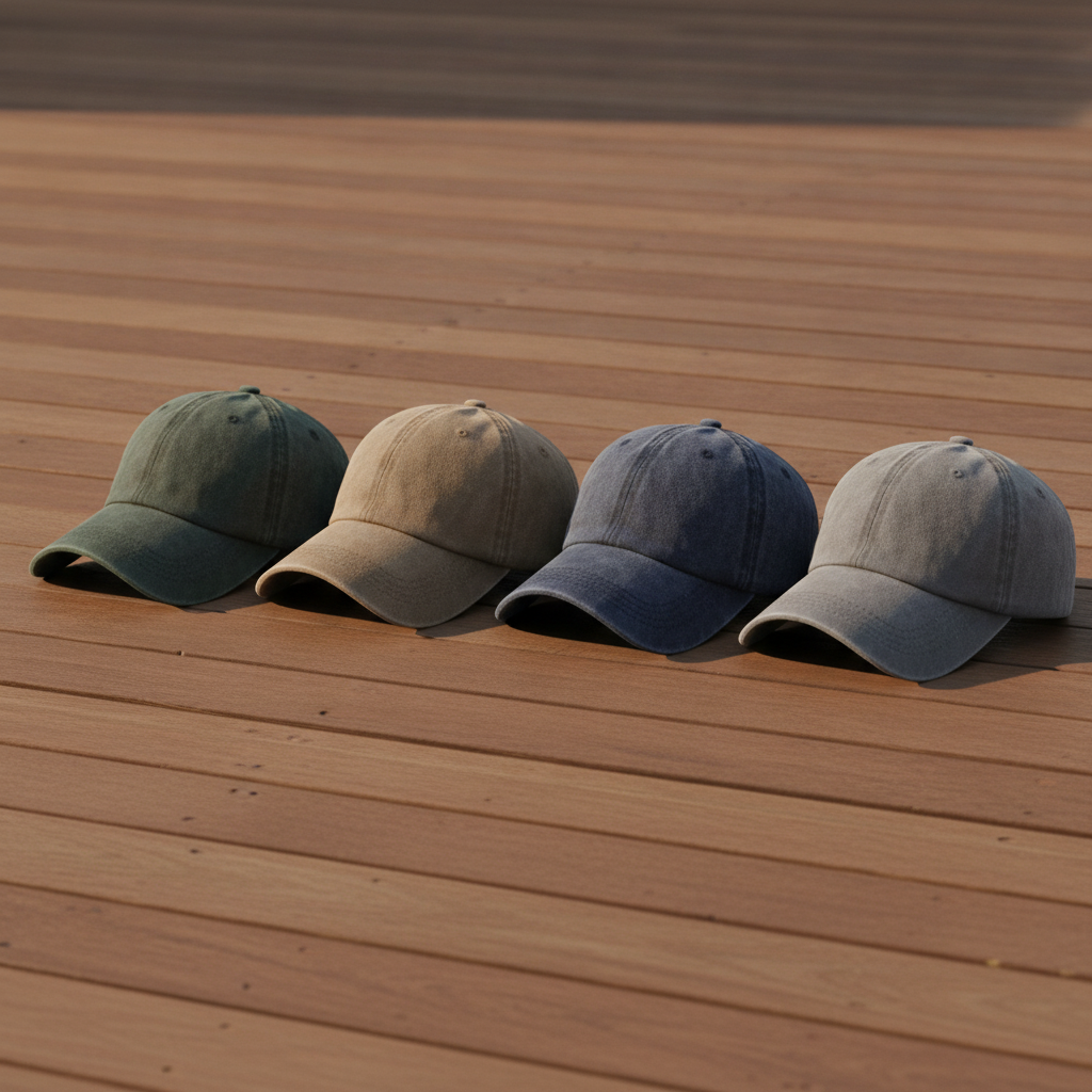 Custom Photo Best Dog Dad/Mom Ever Washed Denim Baseball Cap WTQTH
