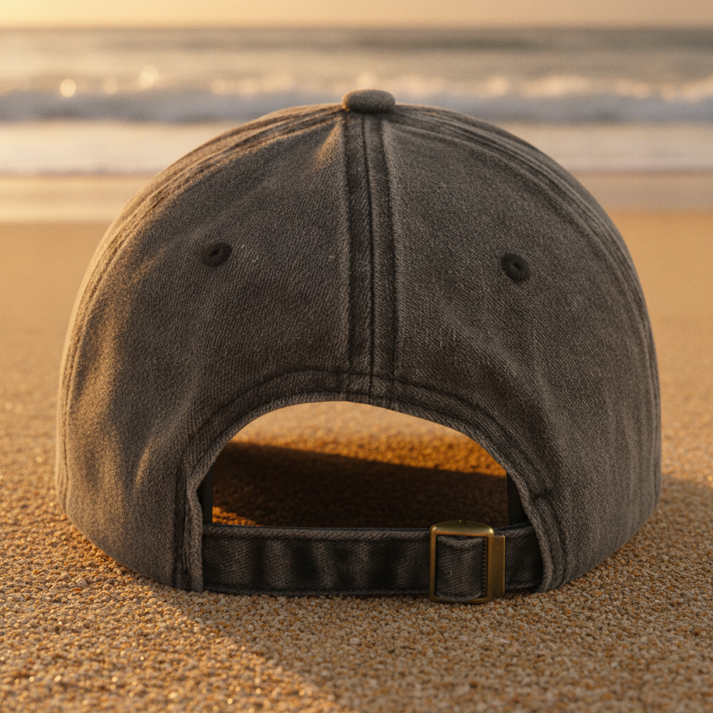 Custom Photo And Name Dog Washed Denim Baseball Cap For Dog Pet Lover Ha75 APVF7