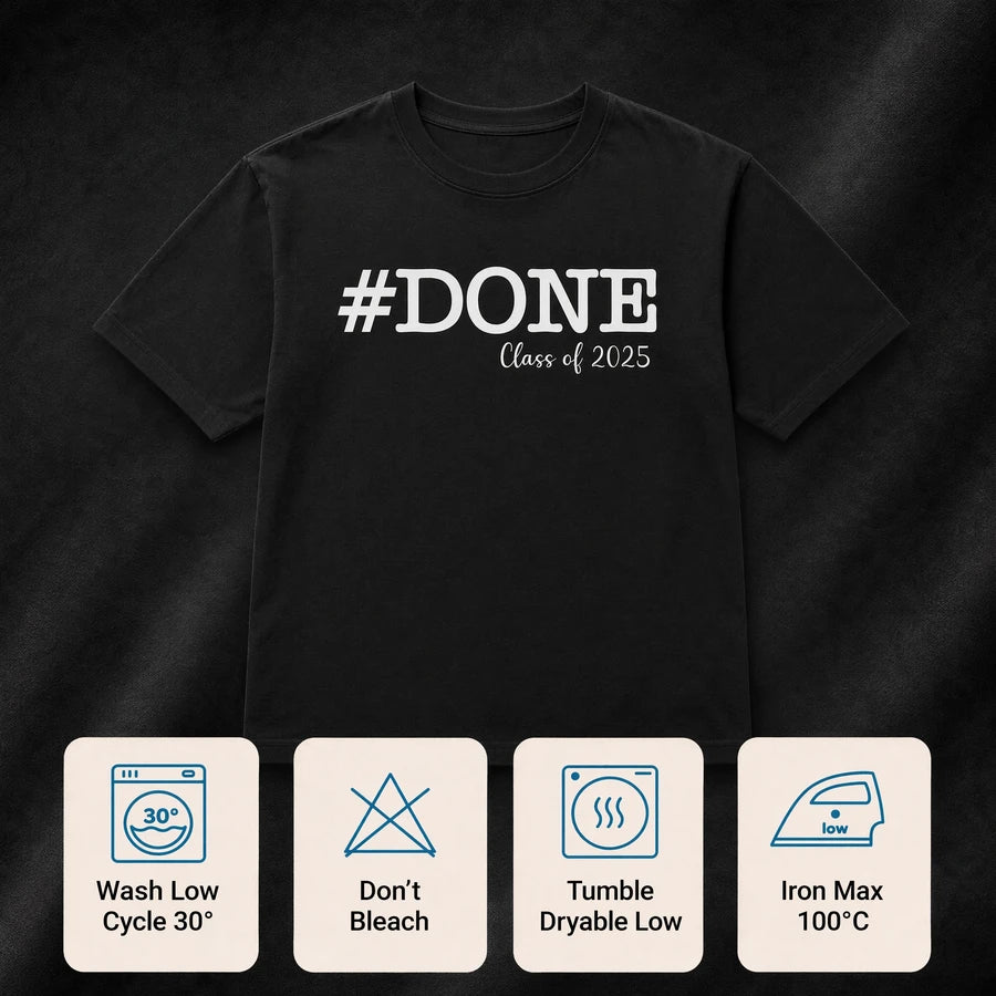 Custom Done Class 2026 T-Shirt — Custom Gift N8RR5