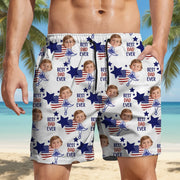 Custom Photo Best Dad Ever Beach Short 3DAYX