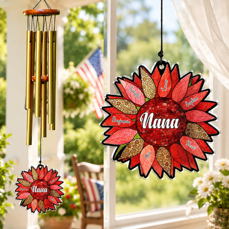 Custom Name Nana Auntie Mom Family Ornament — Gift for Mom HK6HM