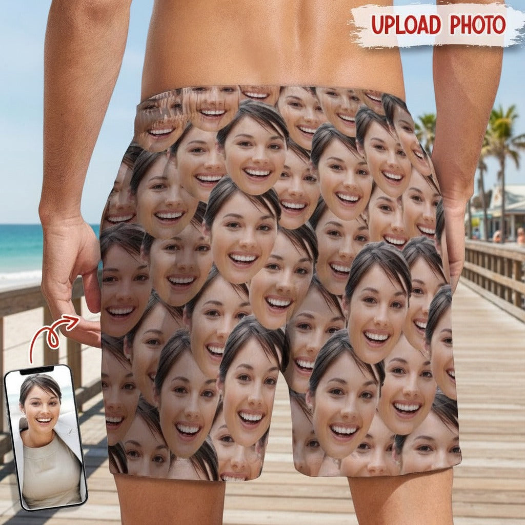 Custom Photo Full Face Beach Short BPFMB
