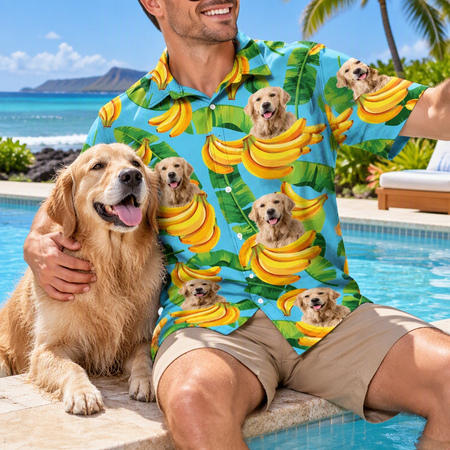Custom Dog Hawaiian Shirt — Gift for Dog Lovers 76NT9