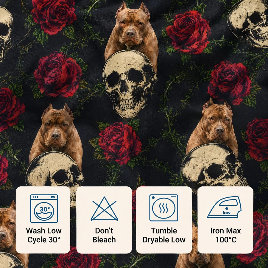 Custom Dog Skull Face Tropical Leaf Hawaiian Shirt — Gift for Dog Lovers S6G54