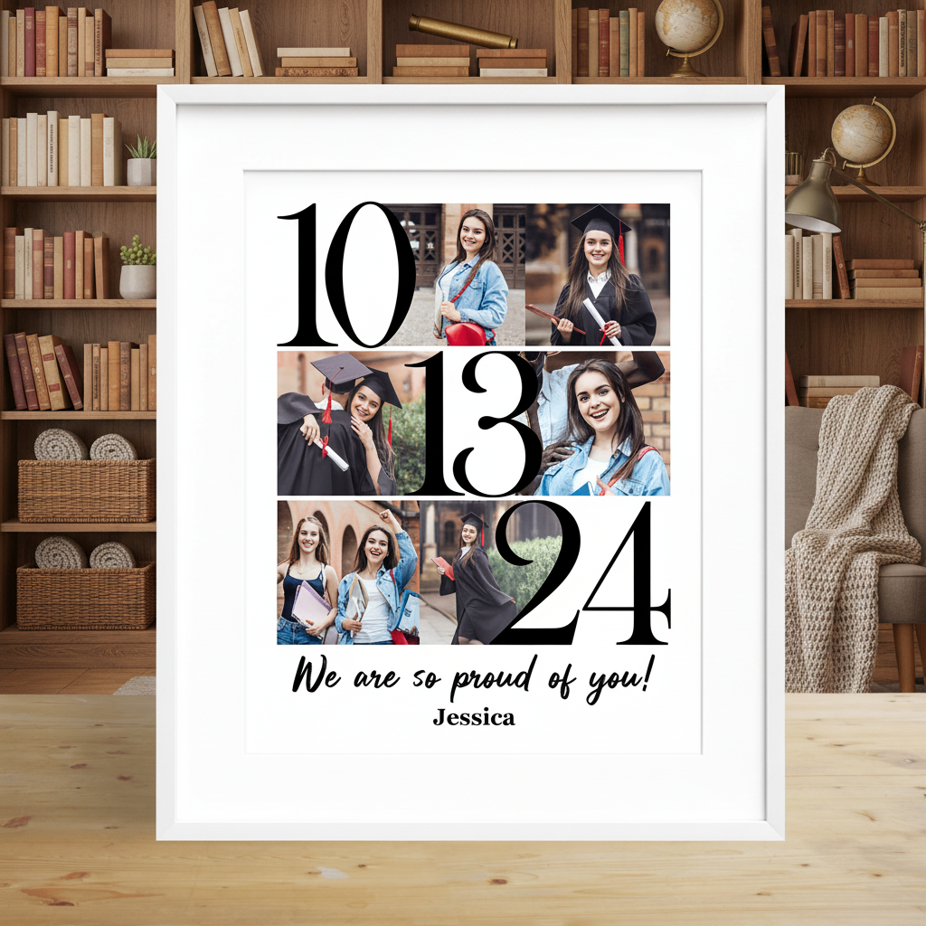 Custom Photo We Are So Proud Of You Graduation Picture Frame 9EM4O