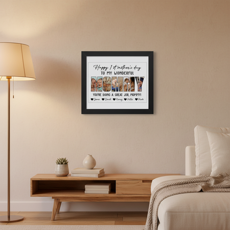 Custom Photo Happy 1St Mother'S Day Mummy Picture Frame UHCUS