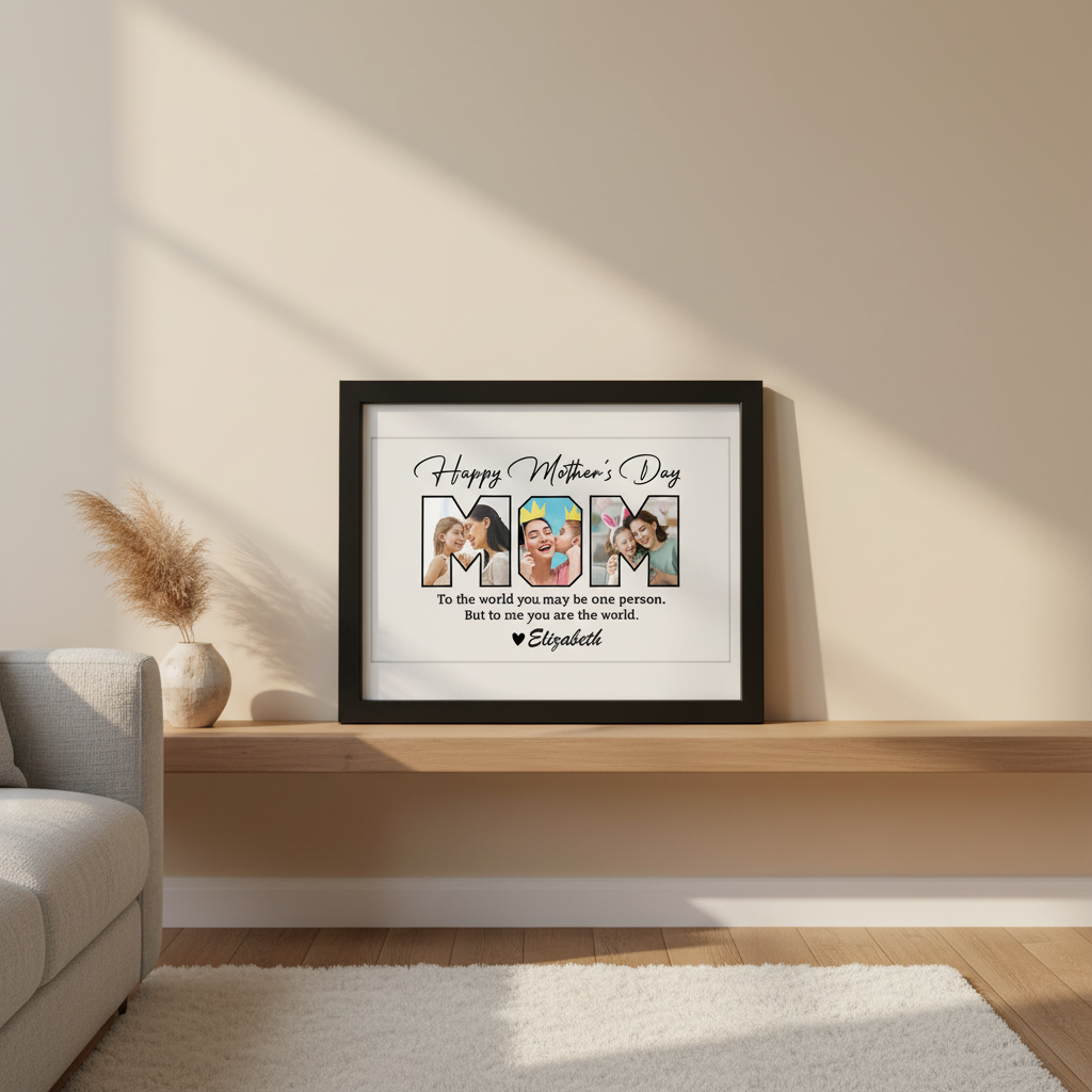 Custom Photo Happy Mother'S Day To Mom Picture Frame XALMR