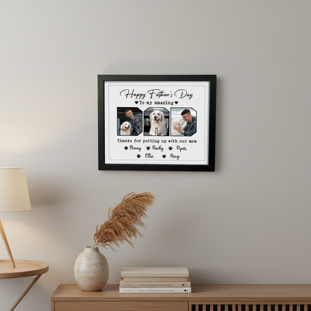 Custom Photo Happy Father'S Day To My Amazing Dad Picture Frame ZV066