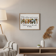 Custom Photo Happy Mother'S Day Mom To Us You Are The World Family Picture Frame 6Z8U8