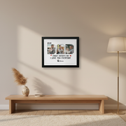 Custom Photo Happy Father'S Day To The Best Dad Picture Frame SJ522