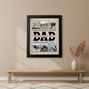 Custom Photo To Me You Are The World Picture Frame Father'S Day Gift Ha75 X58S1