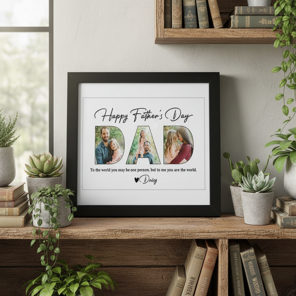 Making Memories For Father'S Day Family Picture Frame Tt C6R4Q